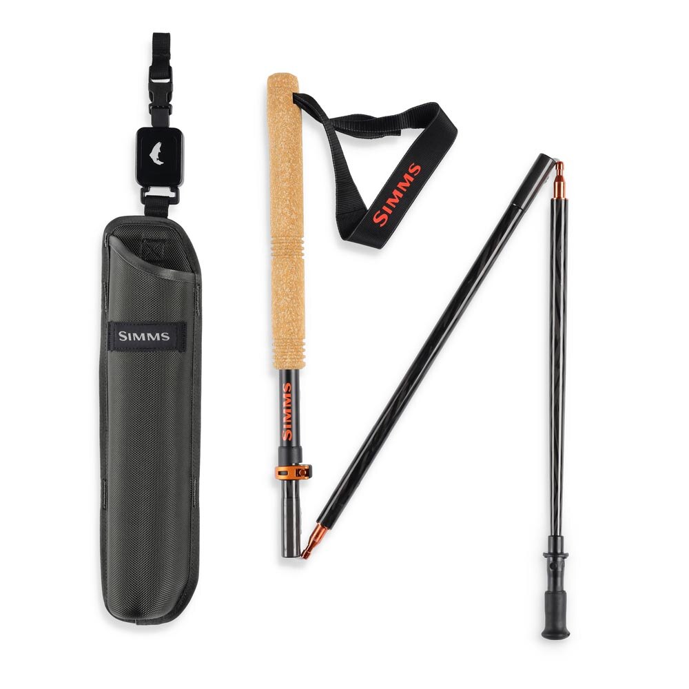 Simms Pro Wading Staff in Black